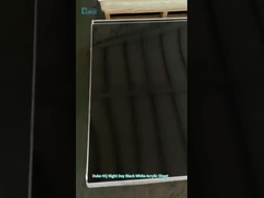 Fuso opaco Frosted Matte Color Giorno Notte 40mm Black Led Acrylic Perspex Sheet Panel