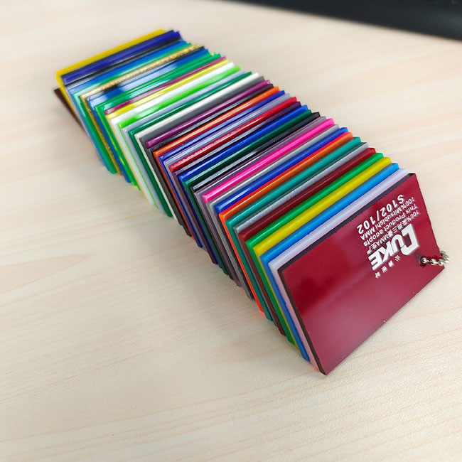 100% Virgin Mitsubishi Cast Acrylic Sheet Colorful Sheet Customizable Cutting Service