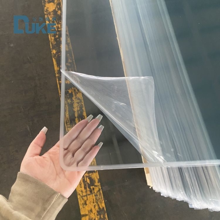 93% Alta trasmissione UV Chiara 2.8 mm Tavola acrilica fusa 4in 8in 10in per taglio laser