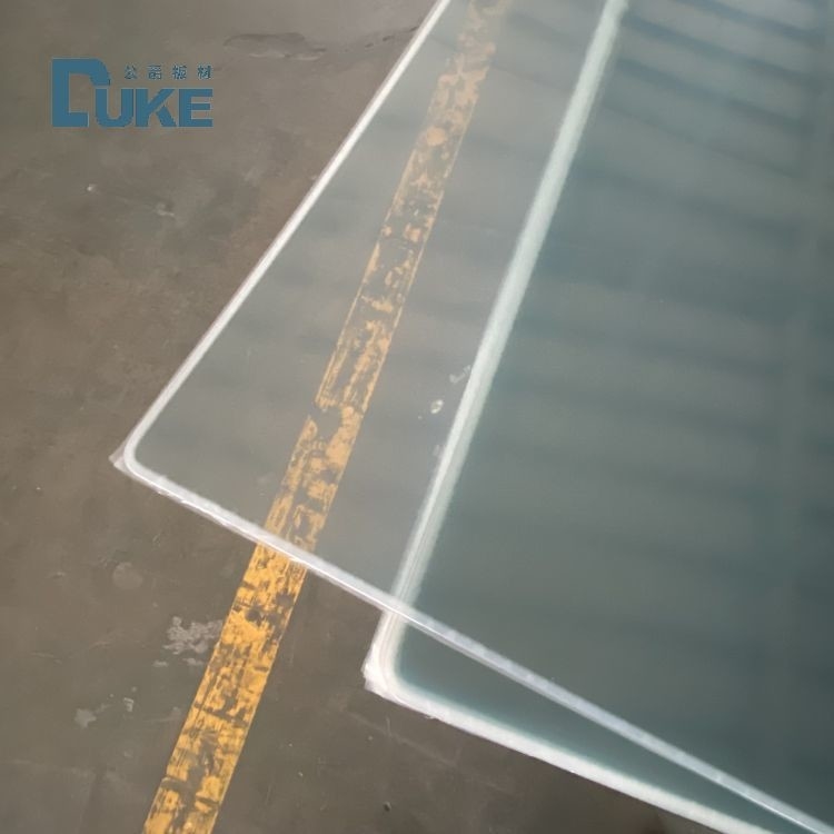 Foglio acrilico fuso di grado ottico Duke 100% vergine Mitsubishi MMA Alta chiarezza 92% Specchio Precisione 10mm 2mm UV Plastico stampabile