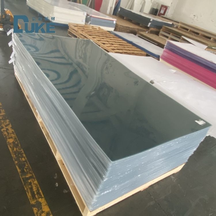 93% Alta trasmissione UV Chiara 2.8 mm Tavola acrilica fusa 4in 8in 10in per taglio laser