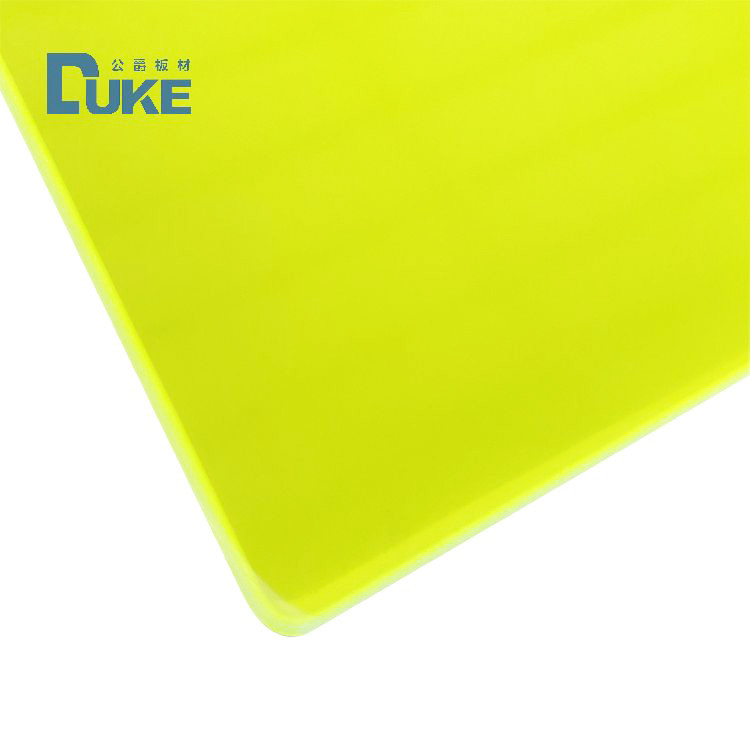 Fogli di vetro plaxiglass acrilico di colore verde per segnaletica