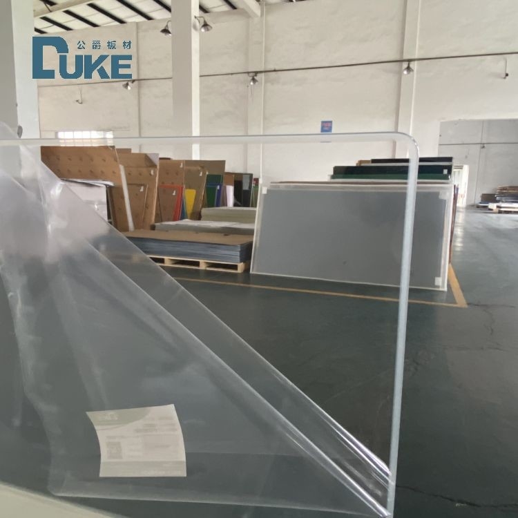 Foglio acrilico fuso di grado ottico Duke 100% vergine Mitsubishi MMA Alta chiarezza 92% Specchiatura Precisione 10mm 2mm Taglio di schede UV