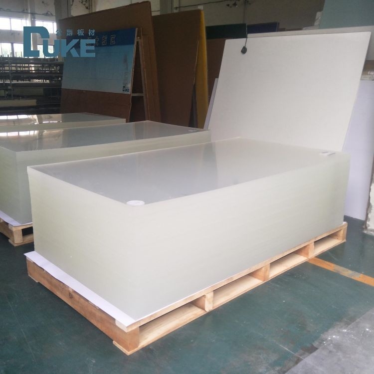 Lastra acrilica colata di grado ottico 100% MMA vergine Mitsubishi Alta chiarezza 92% Dimensioni personalizzate