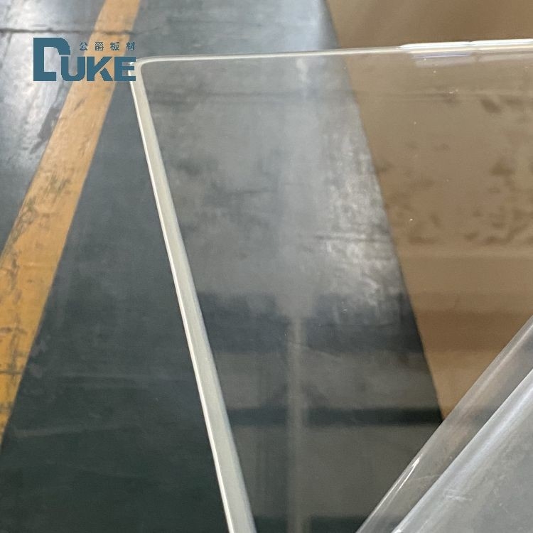 Doccia trasparente 3 mm trasparente foglio acrilico / foglio di plastica Forme acriliche tagliate su misura