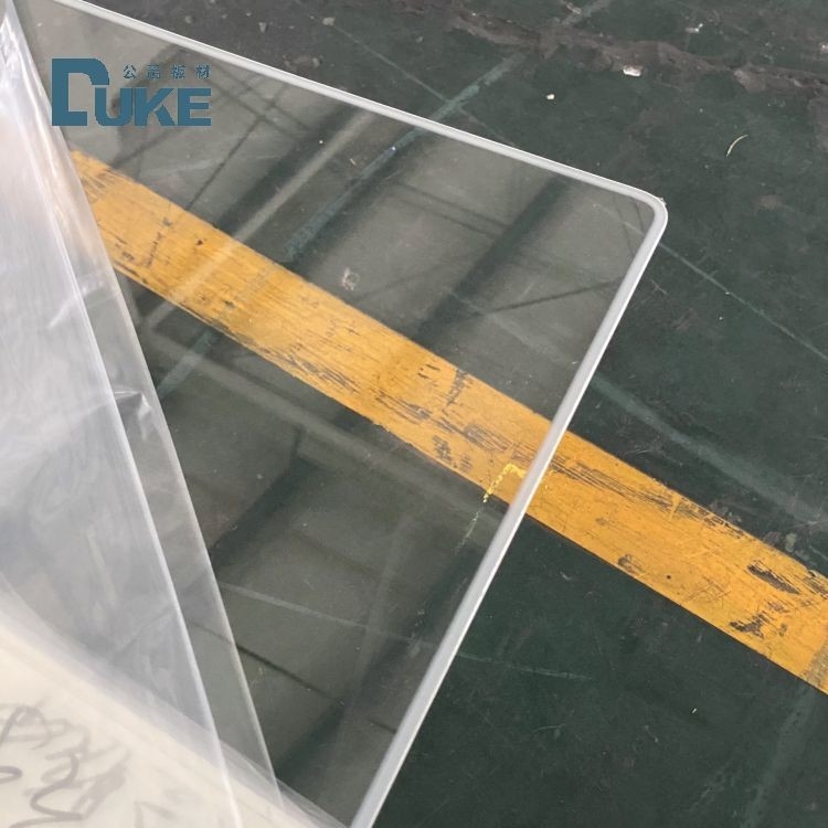 Lastra acrilica colata di grado ottico 100% MMA vergine Mitsubishi Alta chiarezza 92% Dimensioni personalizzate