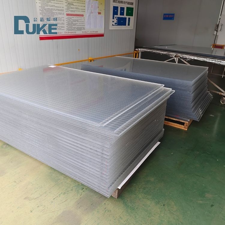 Fence insonorizzante UV 4mm PMMA per incisioni di costruzioni municipali inclusa