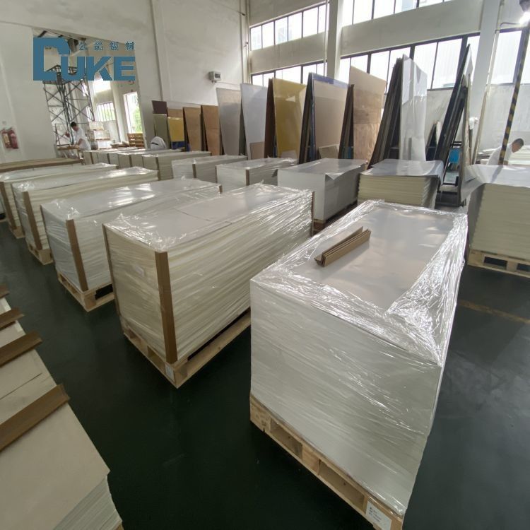 Lastra in acrilico colato anti-muffa di grado sanitario DUKE, 3 mm, bianca, PMMA, per vasca da bagno, servizio di taglio personalizzabile