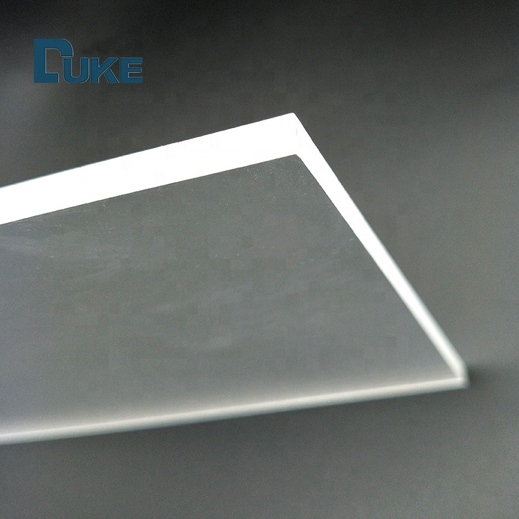 Trasmissione luminosa uniforme Nano LGP Edge Lit Superficie liscia Placca guida acrilica trasparente