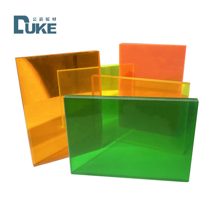 Pannello fluorescente personalizzato in PMMA fuso da 50 mm resistente al calore, lastre acriliche in plastica da 12 mm/10 mm/20 mm, pannello decorativo per insegne pubblicitarie