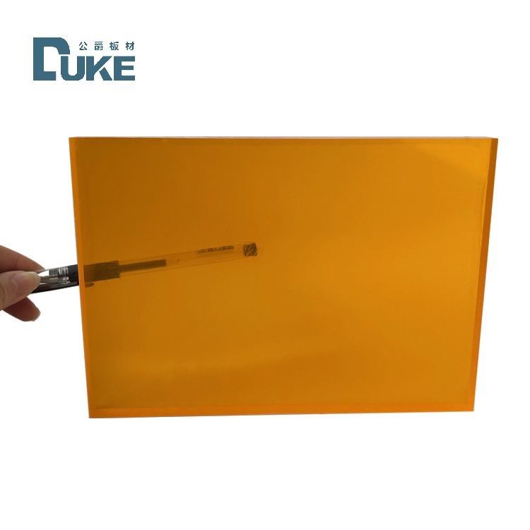 Pannello PMMA in foglio acrilico fluorescente di colata per segnali pubblicitari personalizzati con scatola luminosa a LED