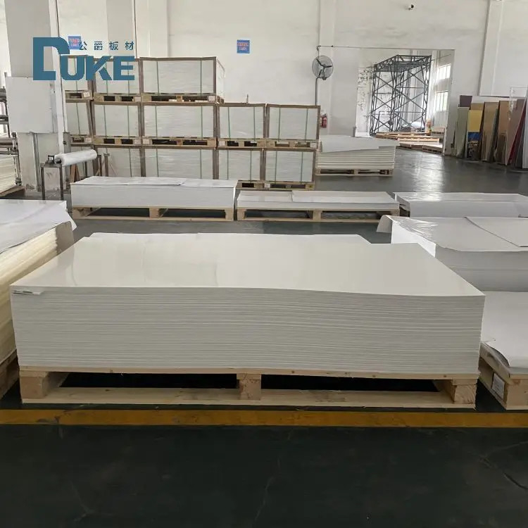 8mm Duke Fabbricante 100% Virgin Mitsubishi MMA White Opal Cast Acrylic Sheet Plastica liscia Manifatturiera Scheda di segnaletica