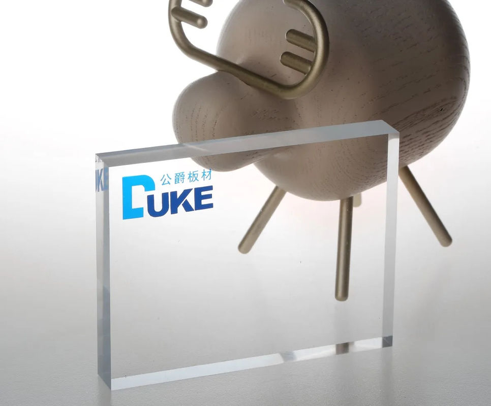 Lastra acrilica colata MMA vergine Mitsubishi Grade 92% trasmissione della luce alta chiarezza taglio su misura