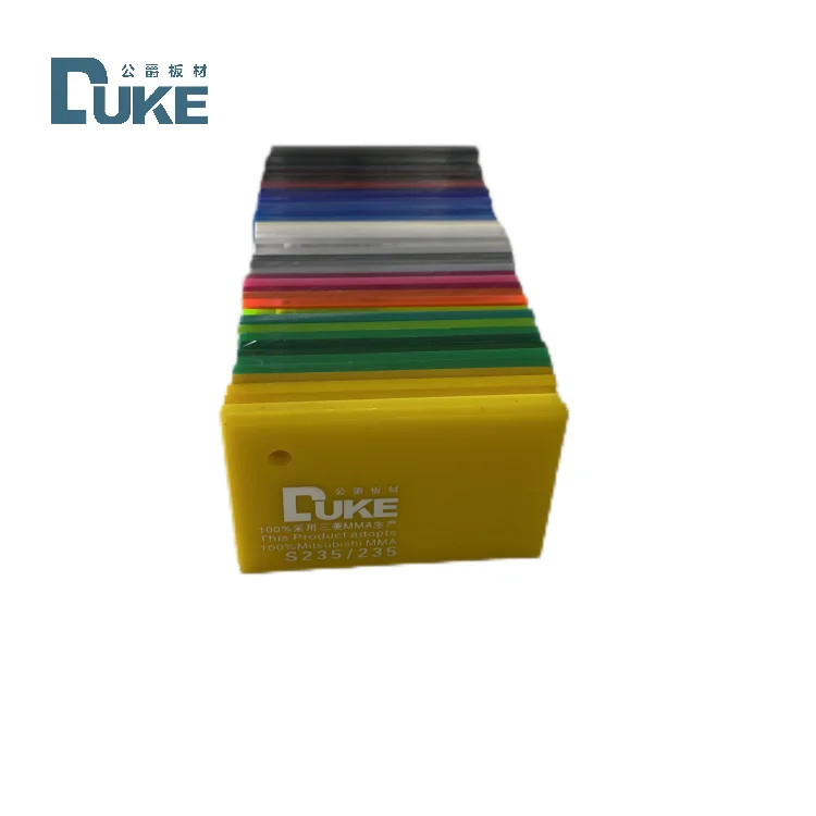 Duke 100% Vergine Mitsubishi Fuso Acrilico Carta Custom Colorato vasca da bagno Carta di plastica Prezzo competitivo 12mm 5mm Taglio MMA