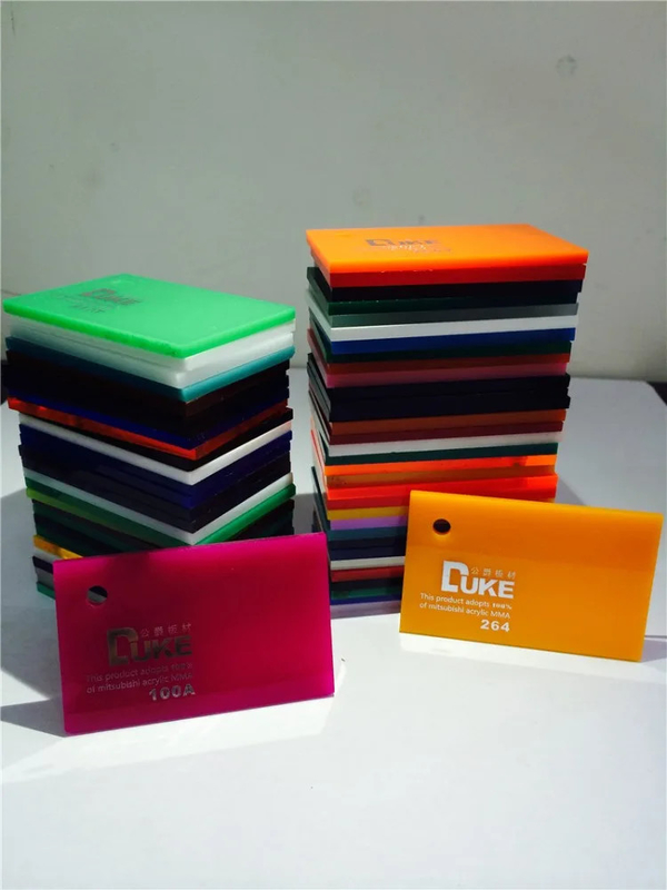 Duke 100% Vergine Mitsubishi Fuso Acrilico Carta Custom Colorato vasca da bagno Carta di plastica Prezzo competitivo 12mm 5mm Taglio MMA
