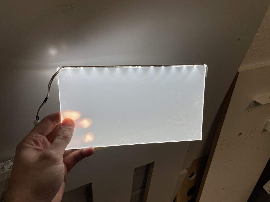 Nano LGP Sheet Edge Lit Clear Acrylic Light Guide Plate for Uniform Light Transmittance