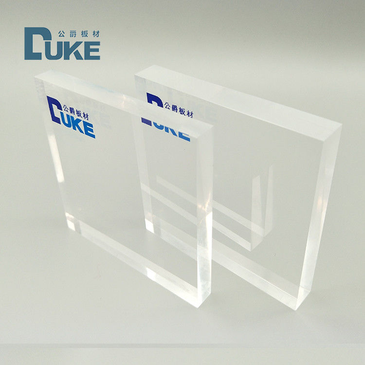 8mm trasparente PMMA Fuso fogli acrilici resistenti al calore Dimensioni personalizzate Taglio laser UV Stampa incisione Luce pubblicitaria