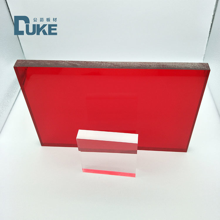 8mm trasparente PMMA Fuso fogli acrilici resistenti al calore Dimensioni personalizzate Taglio laser UV Stampa incisione Luce pubblicitaria