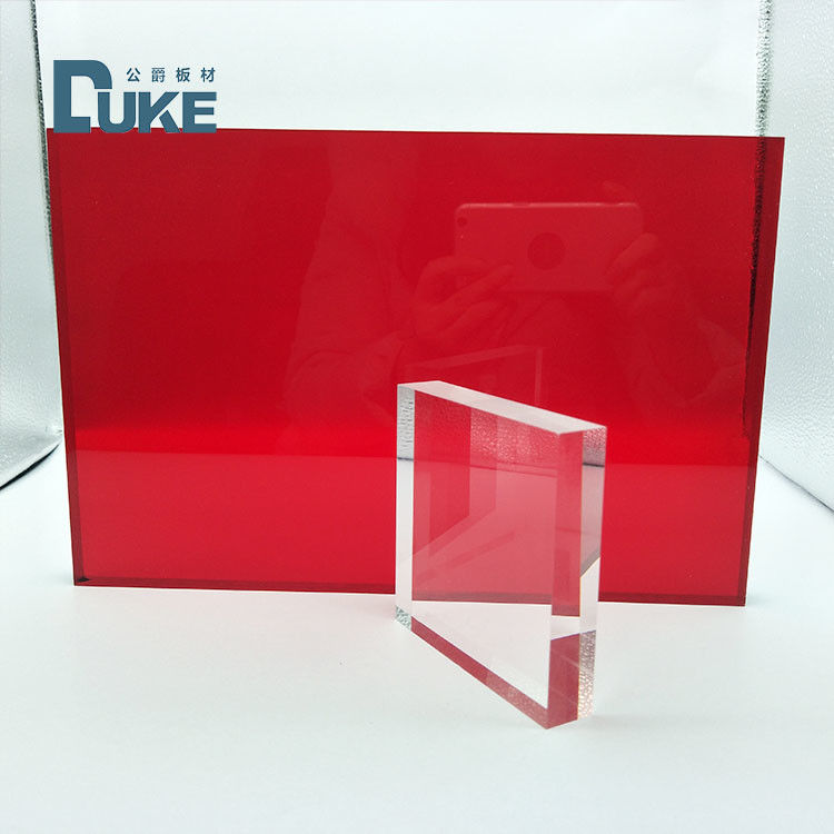 8mm trasparente PMMA Fuso fogli acrilici resistenti al calore Dimensioni personalizzate Taglio laser UV Stampa incisione Luce pubblicitaria