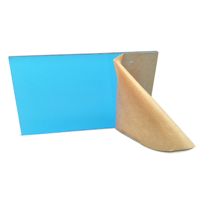 Chiaro anti materiale acrilico UV traslucido 1220*2440mm blu del contrassegno dello strato