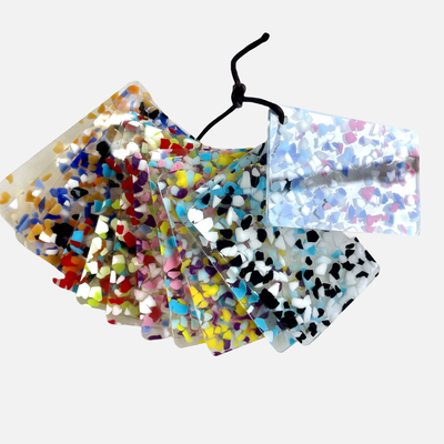 Pannello di vetro in plexiglass acrilico a disegni a colori speciali trasparenti da 3 mm per artigianato decorativo