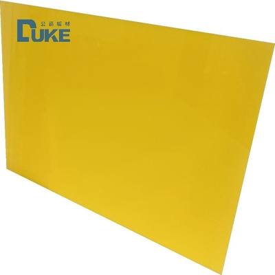Taglio laser incisione spessa lucida opaca gialla lucite carta acrilica personalizzata