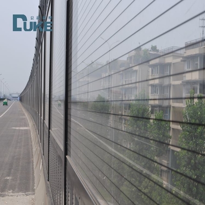 Fence insonorizzante UV 4mm PMMA per incisioni di costruzioni municipali inclusa