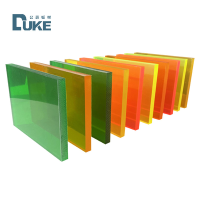 Pannello fluorescente PMMA di 50 mm 12 mm PC 6 mm PE Acrilico di plastica segnale pubblicitario Tavola di decorazione 10 mm Taglio fatto di luce
